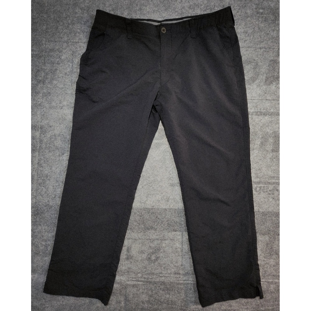 Under Armour Pants Men's 40x30 Dark Gray Golf Active Wear Straight Fit